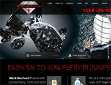 Tablet Screenshot of blackdiamond1.com